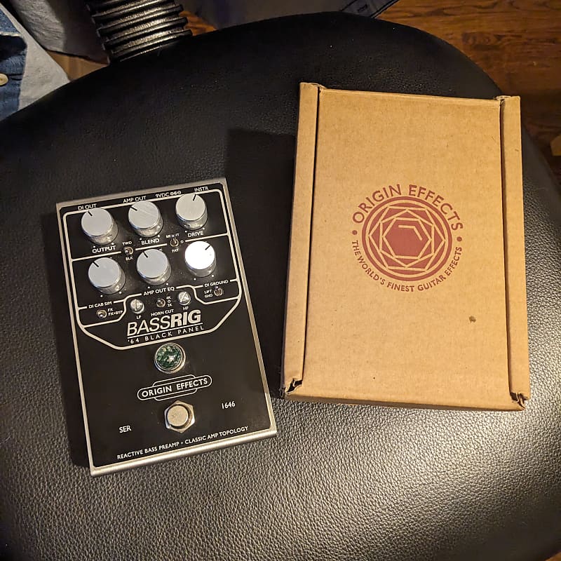 Origin Effects BASSRIG '64 Black Panel