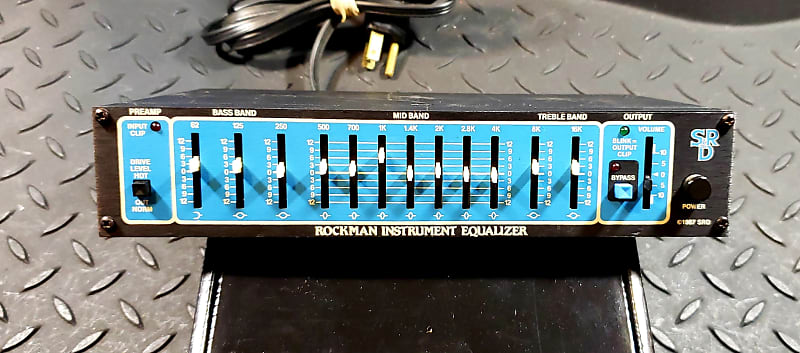 Tom Scholz Rockman Instrument Equalizer Mini Rack Unit Module 1988 FREE  SHIPPING