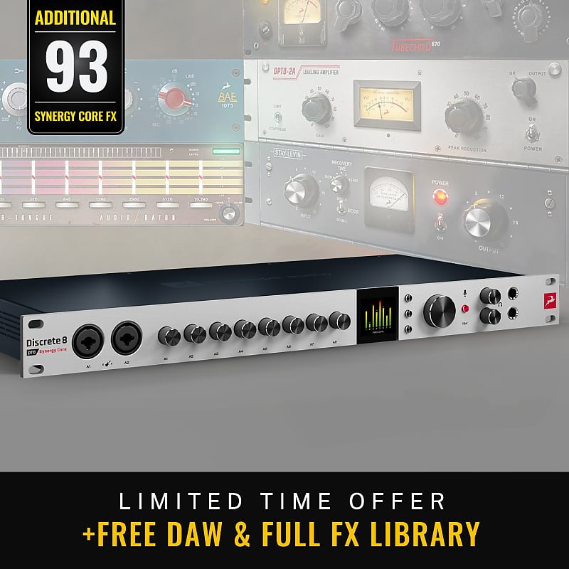 Antelope Audio Discrete 8 Pro Synergy Core 26x32 Thunderbolt