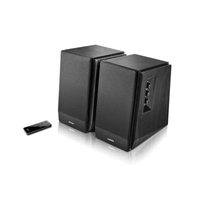 Edifier R1700BT Bluetooth Bookshelf Speakers - Powered 2.0 Active Black Speaker image 2