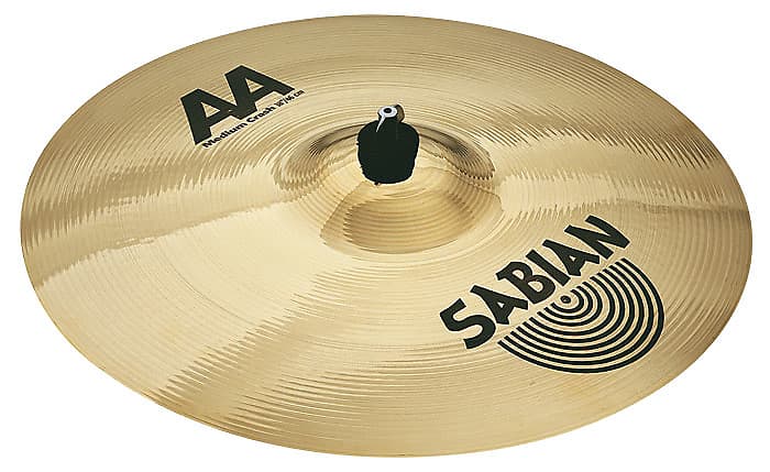 Sabian AA Series 18" Medium Crash Cymbal - 21808 (Natural) image 1