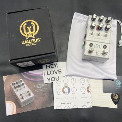 Walrus Audio Mako D1 High-Fidelity Stereo Delay V2 pedal. B-stock image 1