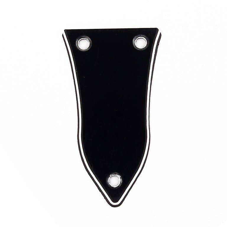 OEM 3 Holes/Layers Truss Rod Cover for Electrical Guitar Bass Replacement Parts (Black) 2023 - Plastic image 1