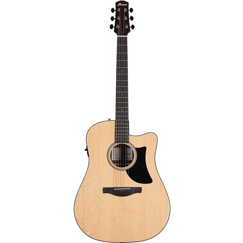 Ibanez AAD50-LG Advanced Acoustic Series Acoustic Guitar, Natural Low Gloss image 1