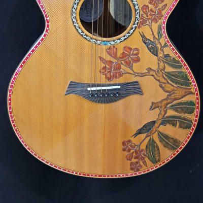 Blueberry NEW IN STOCK Handmade Acoustic Guitar Grand Concert image 8