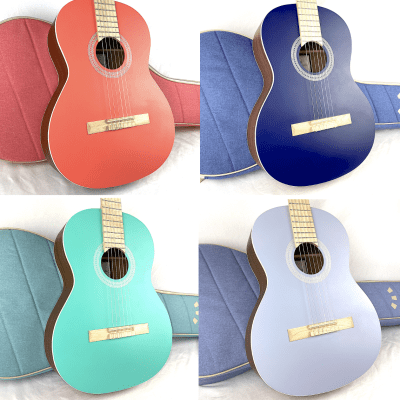 Cordoba Protégé Matiz C-1 Classical Guitar 2021 Classic Blue w/ Matching Bag image 4