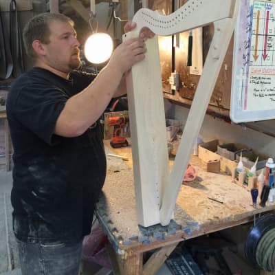 REES HARPS HARPSICLE -NATURAL MAPLE 26 STRING HARP image 2