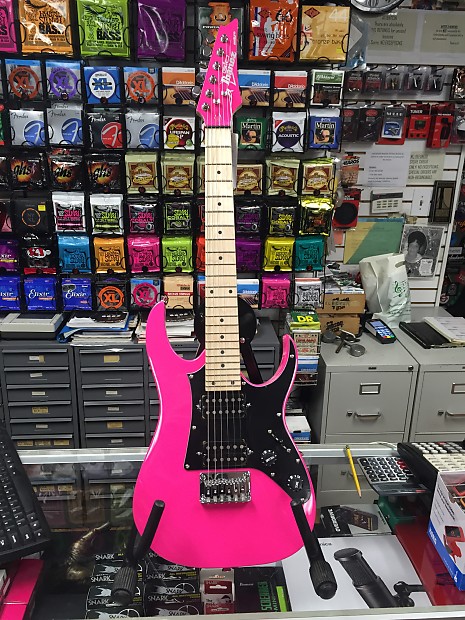 Ibanez Mikro GRGM21M Vivid Pink | Reverb