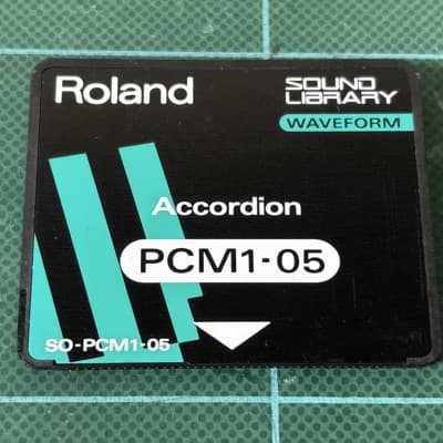 Roland SO-PCM1-05 Accordion - ROM Card for Roland JD / JV Synthesizers