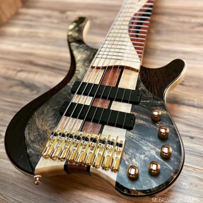 MGbass Custom shop // customize your new bass use bartolini Aguilar emg Nordstrand Seymour Duncan pickup & preamp different woods, fingerboard, body finishing \\ fretless or fretted ** Down payment image 4