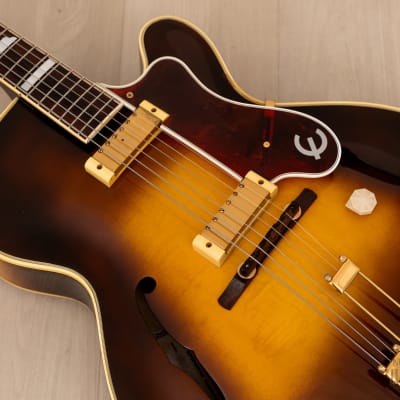 1955 Epiphone Zephyr Deluxe Regent Vintage Archtop Sunburst, Collector-Grade w/ Case image 8