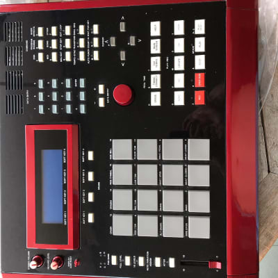 Akai MPC3000 CUSTOM GLOSSY BLACK AND RUBY RED + zip drive +SCSI Production Center image 9