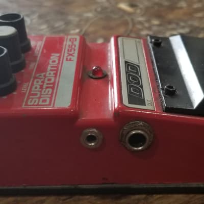 DOD Supra Distortion FX55-B Red 1990s | Reverb Canada