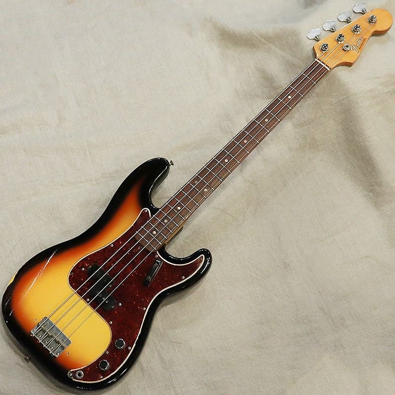 Fender USA Precision Bass '67 Refinish Sunburst/R | Reverb