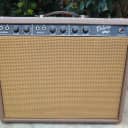Vintage 1962 Fender Deluxe Amp - Model 6G3 - Rough Brown Tolex - Very Clean and Serviced!