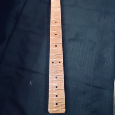 Master Grade Roasted Flamed Maple Neck for T 2022 Natural Roasted Maple Oil Finish image 4