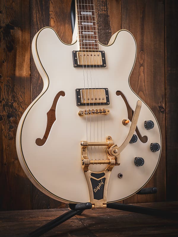 Epiphone Dot ES-335 w/ Bigsby 2012 - Alpine White | Reverb
