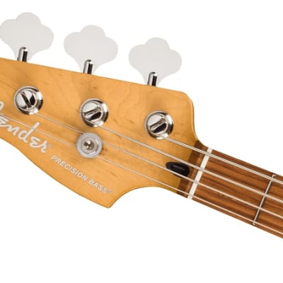 Fender Player Plus Precision Electric Bass. Left-Hand, Pau Ferro Fingerboard, 3-Color Sunburst image 4