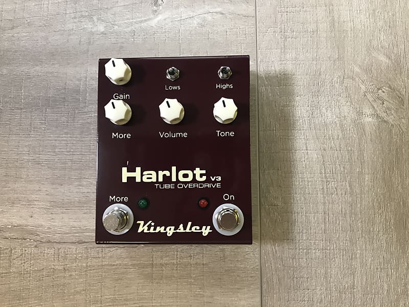 Kingsley Harlot V3 - tube overdrive/boost