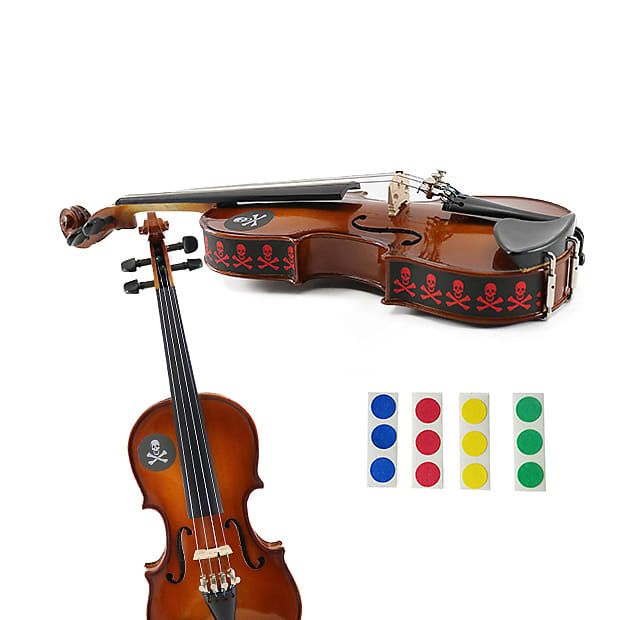 Violin Fingerboard Markers W/Skull Violin Skins 1/8 | Reverb España