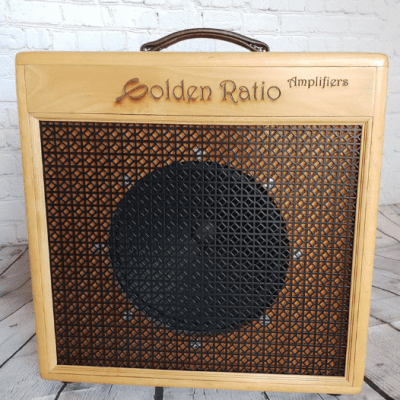 Golden Ratio Amplifiers 1x12" combo 2020 Alder Blonde/Black Matte image 2