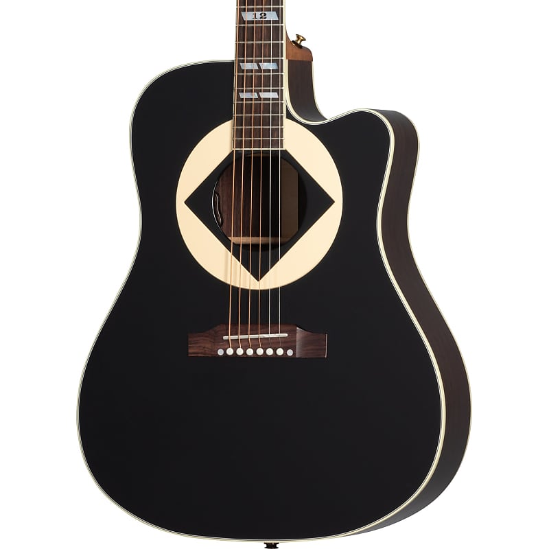 Gibson Jerry Cantrell “Atone” Songwriter Acoustic Electric Guitar - Ebony image 1