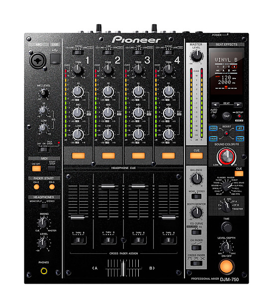 Pioneer DJM-750-K 4-Channel Digital DJ Mixer image 1
