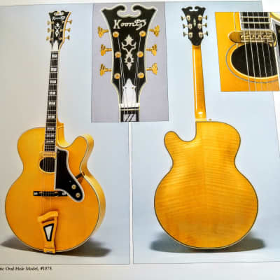 Sam Koontz 18"  Blonde Archtop   Guitar # 3009 J.C. 18 1967. image 14