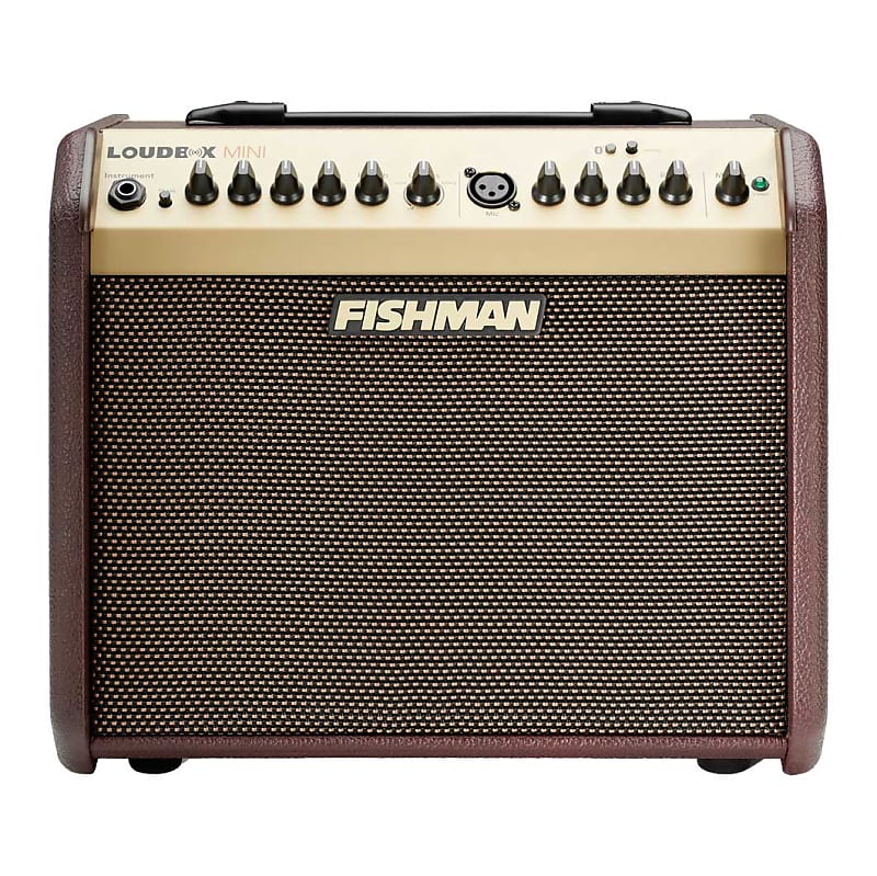 Fishman PRO-LBT-500 Loudbox Mini with Bluetooth 2-Channel 60-Watt 1x6.5" Acoustic Guitar Amp 2019 - Brown image 1