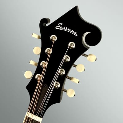 Eastman MD415-BK F-Style Mandolin 2023 - Black image 8