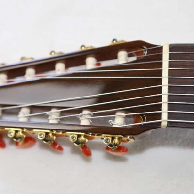 Bartolex SLC10CEL Classical 10-String Harp Guitar, w/Pickup, Cutaway, Sound Port, w/Softshell Case image 8