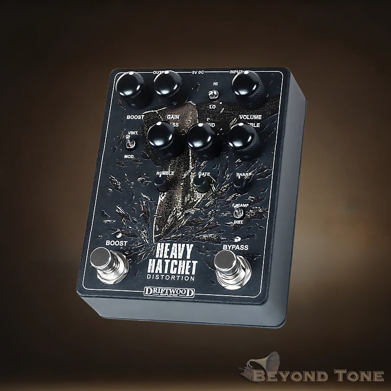 Driftwood Heavy Hatchet – High-Gain Distortion Preamp Pedal