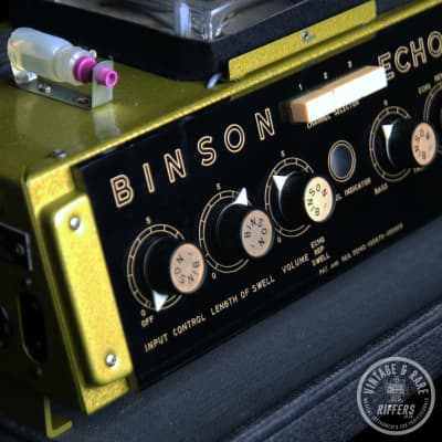 (Video) *Serviced* c.1966 Binson Echorec 2 Model T7E | Vintage Analog Echo Delay Decay Swell Repeat Reverb Unit | Gold Mod T7E Made in Italy image 12