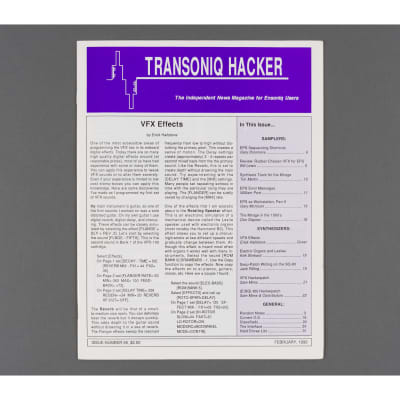 Transoniq Hacker Ensoniq User's Newsletter Issue #56