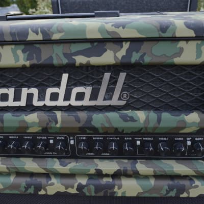 NEW Randall RH100 Amp Head Dimebag Darrell Pantera Camo 4x12 Cab Dime Half Stack RG100 Warhead NOS image 6