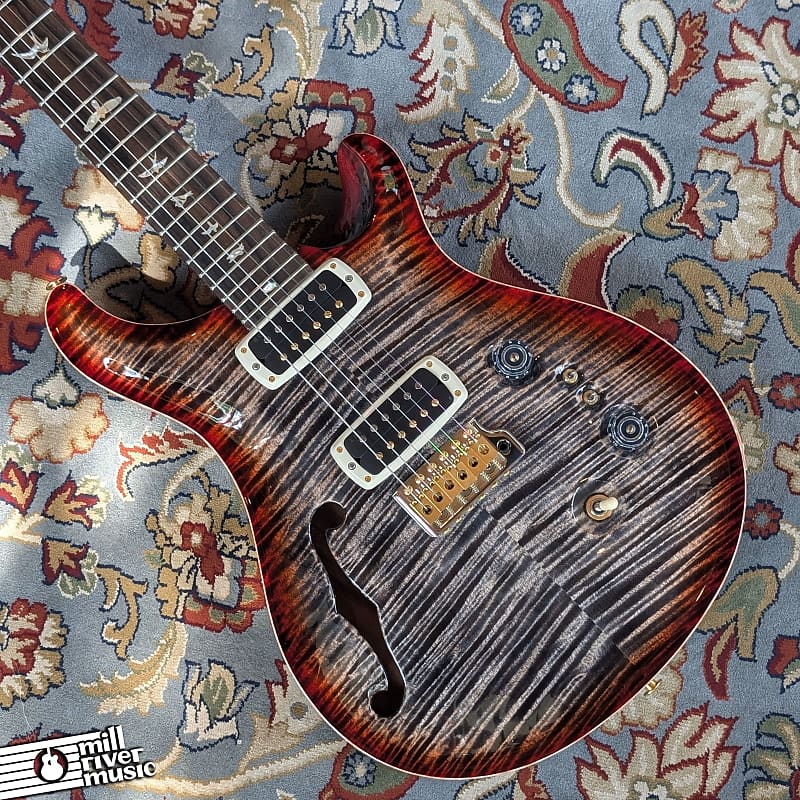 Paul Reed Smith PRS Core 40th Ann. Custom 24-08 Semi-Hollow LTD Charcoal Cherry Burst w/HSC