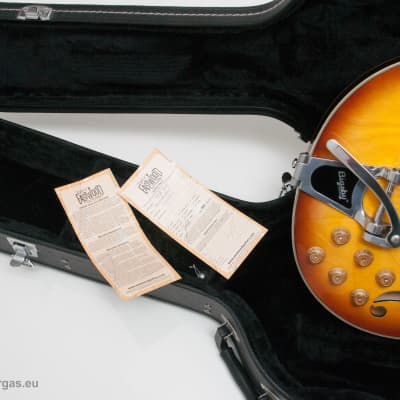 Eastwood Airline H78 Honeyburst w/ Original Hard case image 10