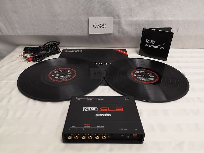 Rane SL 3 - USB 2.0 Interface for Serato Scratch Live Bundle #2631 Great  Used Condition Set