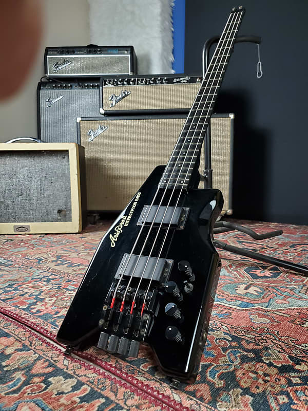 Aria Pro II Interceptor Bass 1980s Ebony | Reverb