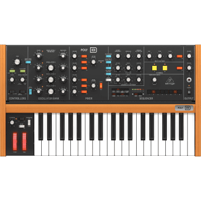 ベリンガー アナログシンセ 4ボイス パラフォニック POLY D Amazon | ベリンガー Behringer アナログシンセ 4ボイス パラ