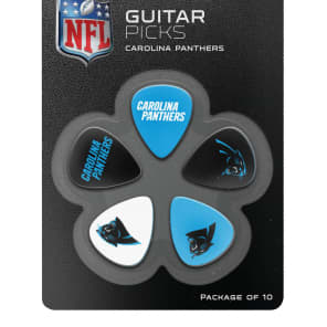 Woodrow Carolina Panthers Guitar Picks (10)