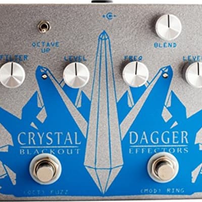 Blackout Effectors Crystal Dagger Fuzz/Ring Mod/Phaser Pedal | Reverb