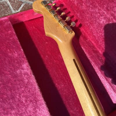 Tokai Springy Sound ST-100 1980s - Sunburst Gold Hardware image 5