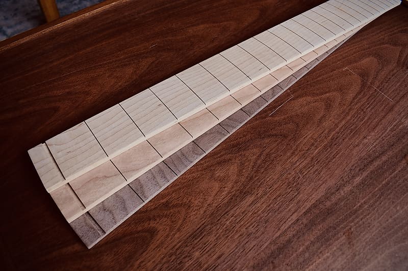 ArcSlotted Fingerboard for Fender Guitars, Compound Radius Reverb