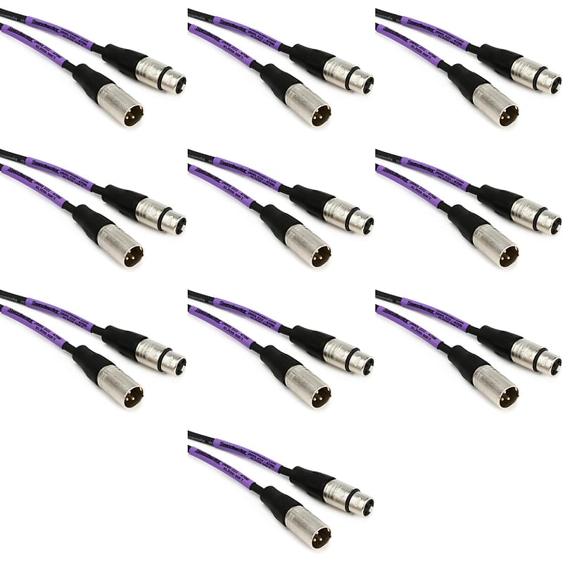 Pro Co EXM-50 Excellines Microphone Cable - 50 foot (10-Pack) image 1