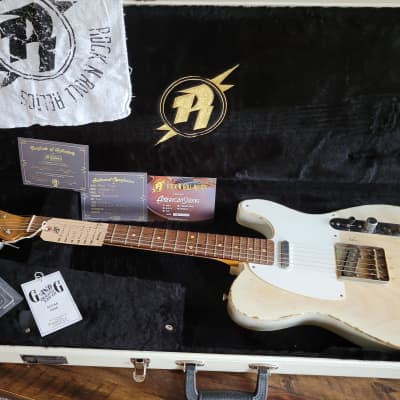 Rock N' Roll Relics Richards 2020 - Mary Kay White Blonde - Aged Relic Ash Tele image 1