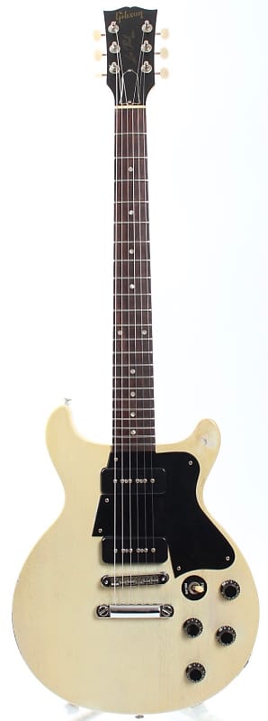 2006 Gibson Les Paul Special DC faded tv worn white | Reverb