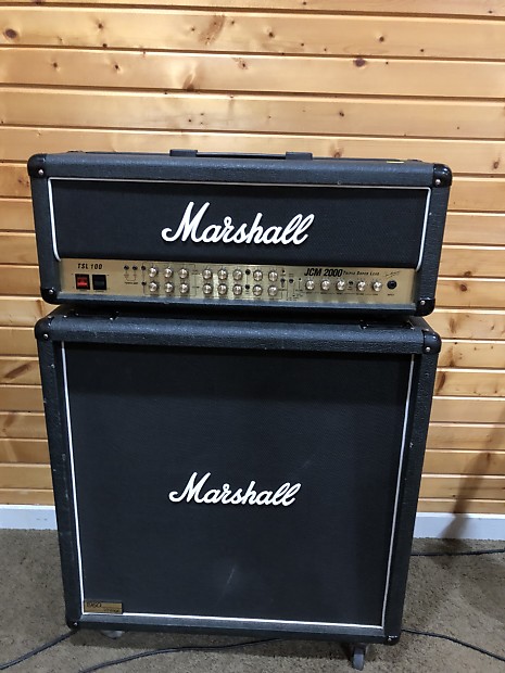【中古】 2000 JCM Marshall TSL Black 2010 Cab 4x12 1960 Vintage & 100 ギターアンプ