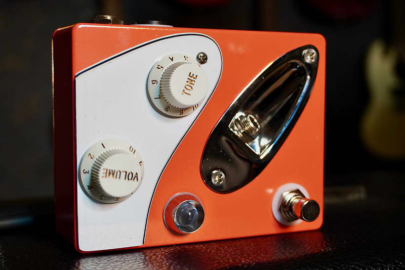 Coppersound Pedals STRATEGY Analog Preamp Fiesta Red, White