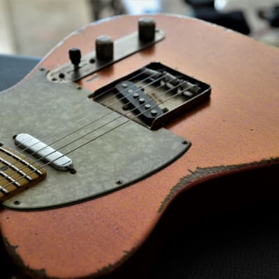 American Custom Fender Telecaster Relic Pink Sparkle CS Texas Specials image 18